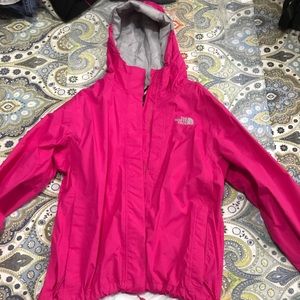 Pink North Face anorak